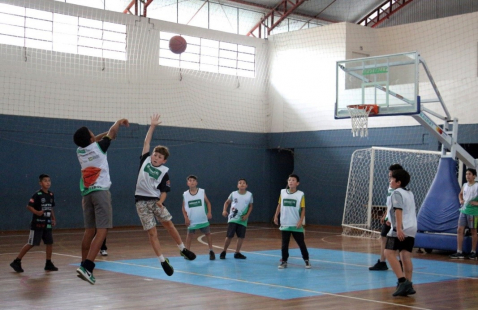 Filial Caçador do Instituto Unimed SC inicia as atividades de basquete