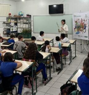 Programa Carbono Neutro com participação dos alunos - Filial Alto Vale