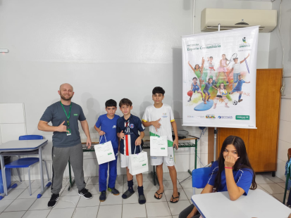 Oficinas para os alunos do Programa Esporte Comunitário -  Filial Alto Vale