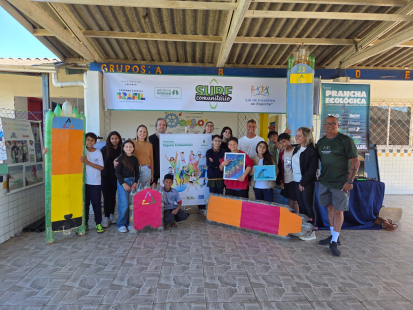 Projeto Surf Comunitário promove palestra sobre Meio Ambiente - Filial Litoral 