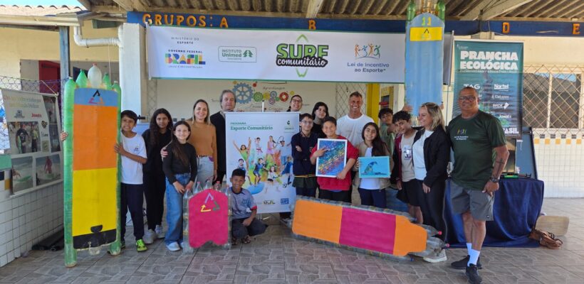 Projeto Surf Comunitário promove palestra sobre Meio Ambiente – Filial Litoral