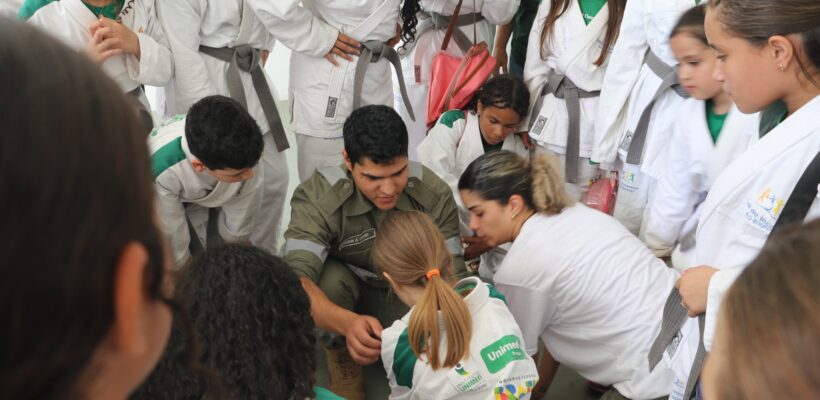 Dezembro de aprendizado e celebração no Projeto de Esporte Comunitário Judô